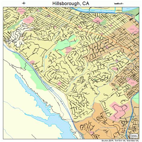 hillsborough 94010|hillsborough ca zoning map.